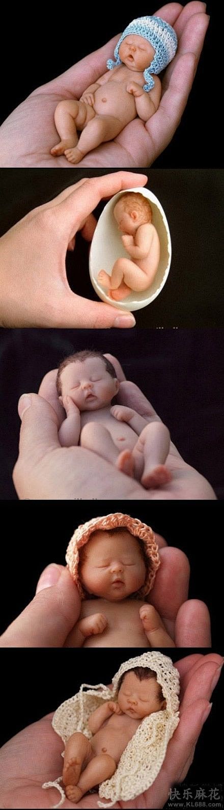 这些可爱婴儿微雕的作者是凯米拉艾伦，她从...