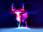 炫彩icon 渐变icon 透叠构成icon 光效icon 9_x-mas_deer