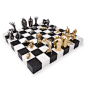 Dichotomy Chess Set by Kelly Wearstler