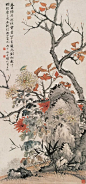 陆恢——花鸟画欣赏  |  
陆恢(1851-1920)，清末民初著名画家。原名友恢，一名友奎，字廉夫，号狷叟，一字狷盫，自号破佛盫主人，原籍江苏吴江，居吴县(今江苏苏州)。画山水、人物、花鸟、果品，无一不能，书工汉隶，旁参魏晋六朝，遒劲而具有金石气。