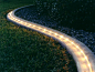 Lighted landscape curbing