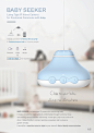 BABY SEEKER_Lamp type baby monitor : BABY SEEKER is a lamp type IP camera for monitoring baby.It make circumstance more safety & comfortable through functions those are sharing camera monitor with family, mood light, play music and so on.Also, it help