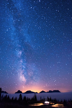 肉包和考拉采集到星空背景