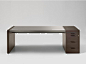 Rectangular Workstation desk with drawers Blade Collection by i 4 Mariani | design Matteo Nunziati