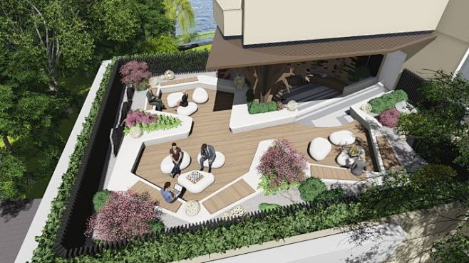 【新提醒】某办公楼景观设计 带屋顶花园 ...
