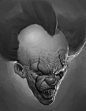 Pennywise the clown (fanart), Andy Reyes : The first version of Pennywise was left behind (the one below this), it wasn't the way I wanted it so I put a lot of effort on this one and finally finish it like it was meant to be.