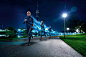 LIGHT UP YOUR RUN : Night shooting 'Light Up Your Run' advertising campaign shot by RASMUS KAESSMANN PHOTOGRAPHY for Intersport in Munich, Germany