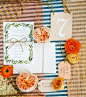 peach wedding invitations, photo by Christianne Taylor http://ruffledblog.com/sophisticated-calamigos-ranch-wedding #stationery #weddinginvitations #papergoods
