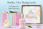 大理石超高清600DPI纹理素材下载 Shabby Chic Backrounds :  