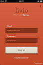 Livio APP登陆页UI设计 - 图翼网(TUYIYI.COM) - 优秀APP设计师联盟