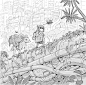 #我是动画人# 

Ryo Yambe 山家 遼（twi:Ryo_Yambe_jp），自由概念艺术家、3D建模师O网页链接

P1-4 謎建物シリーズ(神秘建筑系列)
P5-8 乗り物スケッチ(交通工具草图）
P9 メガケーブルの森（大型电缆森林） ​​​​