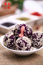紫薯奶酪球的做法_紫薯奶酪球怎么做好吃【图文】_食尚小米分享的紫薯奶酪球的家常做法 - 豆果网
