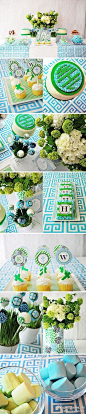 【婚礼】清新绿色甜品桌设计 #采集大赛#