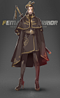 Female warrior_火熊网