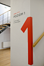 Ruska 46 - space for culture : Wayfinding system &#;40indoor, outdoor&#;41 for Ruska 46 - space for culture