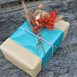 植物材料 自然 DIY 包装 圣诞礼物 (8)