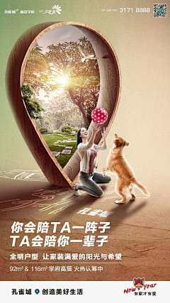 A花猪是金毛采集到海报