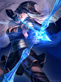 Fanart: Ashe, the Frost Archer, Marisa Oh : Fanart: Ashe, the Frost Archer by Marisa Oh on ArtStation.