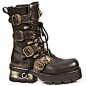 New Rock Boots - 373 C40 Steampunk Boots M3 Sole 60 DAYS CUSTOM MAKE ONLY: 36