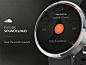 Portable Soundcloud for Android watches on Behance