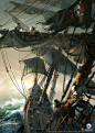 Assassin's Creed IV Black Flag Concept Art, Martin Deschambault : Assassin's Creed IV Black Flag Concept Art