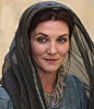 Catelyn married Lord Eddard Stark after his brother Brandon (to whom she was betrothed) was murdered by Aerys Targaryen. Though she barely knew Ned at the time of their wedding, their love has grown strong over the years, and as the Lady of Winterfell, Ca