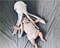 , : @kana.co.jpn 
#BigStuffed #SmallAlbinoOctopus #babygifts #guardianangel