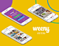 Weeny iOS UI Kit : Wonderful Color Combination created 50+ HQ iPhone 6 screens. UI Kit contain popular categories which will create multicolor apps and the mobile sites.