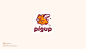 pigup 飞猪 翅膀 卡通动画  Cute Logos 标志 logo 设计 图标 动物 形象 创意 集合