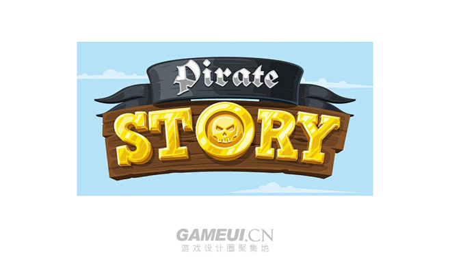 PirateStory-英文游戏logo...