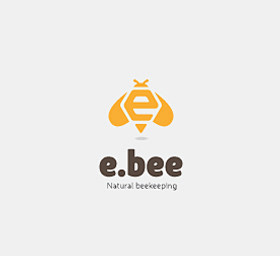E字母蜜蜂logo
