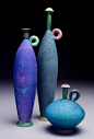 Michael Sherrill I love the asymmetry and the neck and lips on these pots.