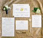 Stationery Wedding Inspiration - Style Me Pretty