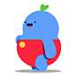 Google Gogi : We were asked to Illustrate and animate a pack of 20 stickers for use on Google Android Messages and Allo app, to represent common emotions. We created the character (named Gogi) from scratch, starting with character exploration refining and