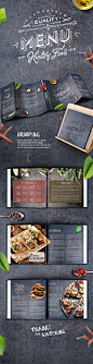 Menu - Book Gastronomy : Design of a book for editorial Panamericana School of Art & Desin.