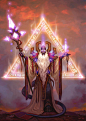 General 1416x2000 digital art artwork video games Warcraft Hearthstone World of Warcraft priest Prophet Velen portrait display