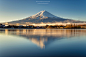 Fuji in Reflextion by Martinho SM<a class="text-meta meta-mention" href="/cendyrong/">@RT</a> on 500px_素材背景 _T2018728 #率叶插件，让花瓣网更好用#