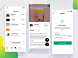 Article app sample screens list view branding ui-kit forgotpassword trend ux mockup dashboard design clean app minimal landing page uiux iphonex ios collections news articel ui