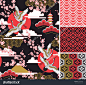 日本模式集。传统动机的无缝矢量装饰。-背景/素材,艺术-海洛创意(HelloRF)-Shutterstock中国独家合作伙伴-正版图片在线交易平台-站酷旗下品牌
