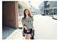 MAY2015夏装新款首尔代购女装Redopin韩版时尚气质潮流T恤上衣-淘宝网