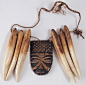 Carved bone amulets, Cameroon by ann porteus, Sidewalk Tribal Gallery, via Flickr