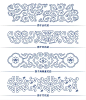 中国传统纹样｜传统边框纹样设计