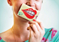 Trident Gum Packaging : Trident Xtra Care is a chewing sugar-free gum that helps protect teeth and gums in between meals and gives a whiter brighter smile. I created an amusing fun, playful and interactive packaging which enhance the main feature of the p