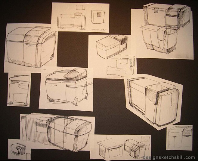 机械设备设计手绘方案-产品设计手绘-中国...