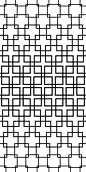 Repeating monochrome square pattern design: 