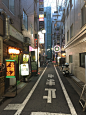 日本街道 城市夜晚 街景