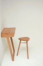 Quello Table and Stool by Phil Procter