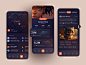 Social Network - Mobile App by NIKITIN  on Dribbble