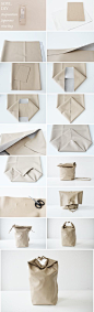 DIY: Japanese rice packaging Bag Kenya Hara inspiration: SOYL Story.Of.Your.Life: 