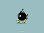 Bob Omb sketch and toon animation nintendo mario kart bomb bob-omb bob omb